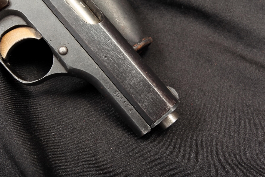 Cv Fnh Model 27 Wwii Mfd 7.65mm Nazi Semi Auto Pistol & Holster C&R